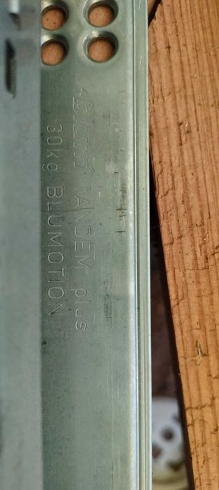 Prowadnice Blum TANDEM PLUS