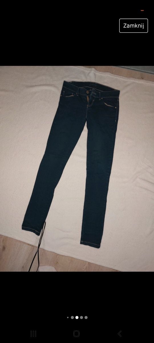 Paka zestaw spodnie jeansy S XS Stradivarius i inne