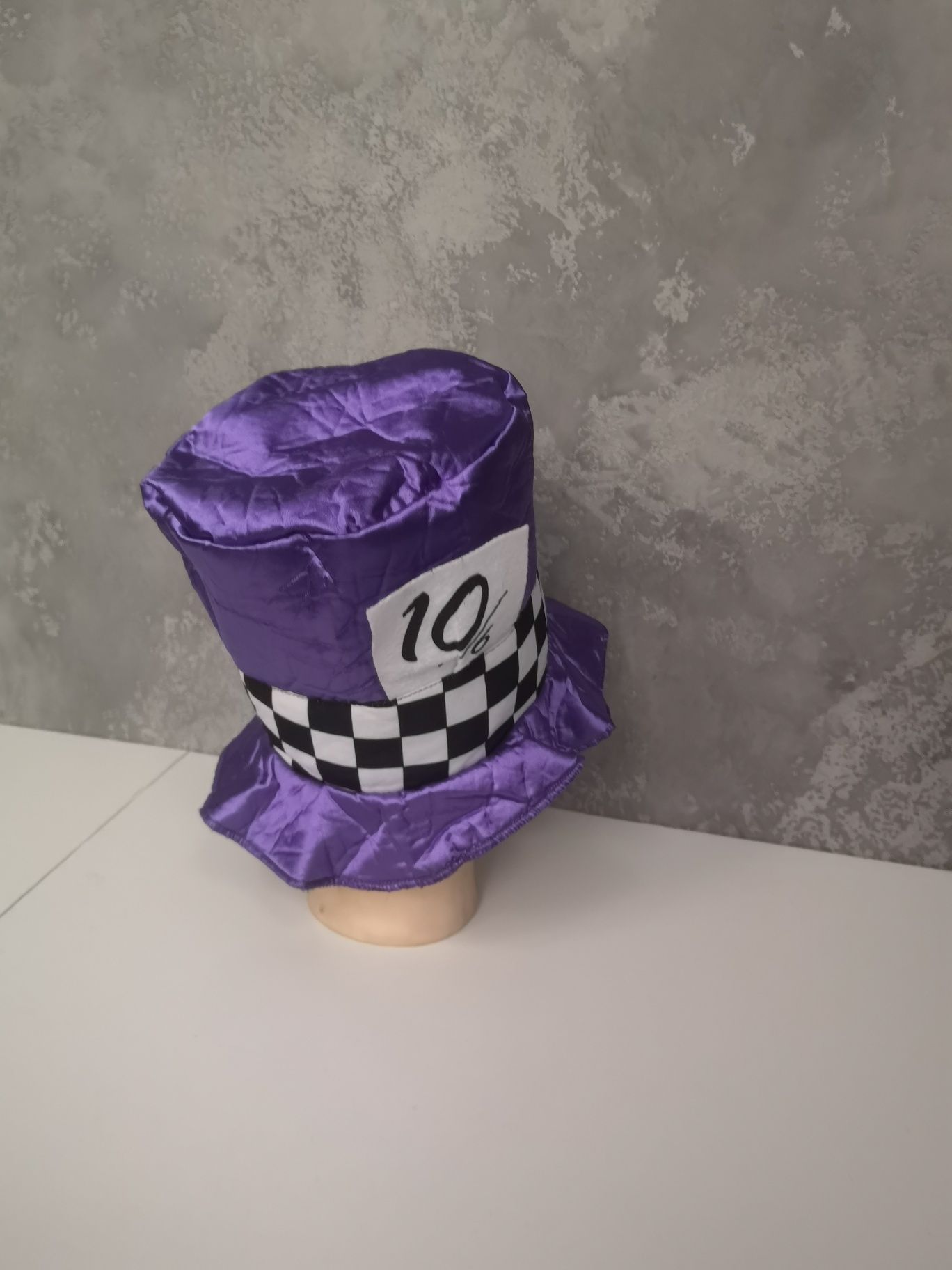 Детская карнавальная шляпа цилиндр чокнутый безумный шляпник 4 5 6 лет