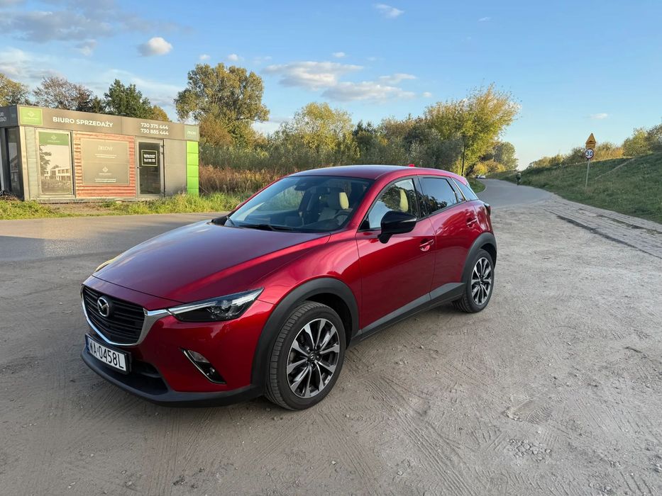 Mazda CX-3 I właściciel-Bezwypadkowa,100%ASO Jedyna taka konfiguracja,Jasne Skóry