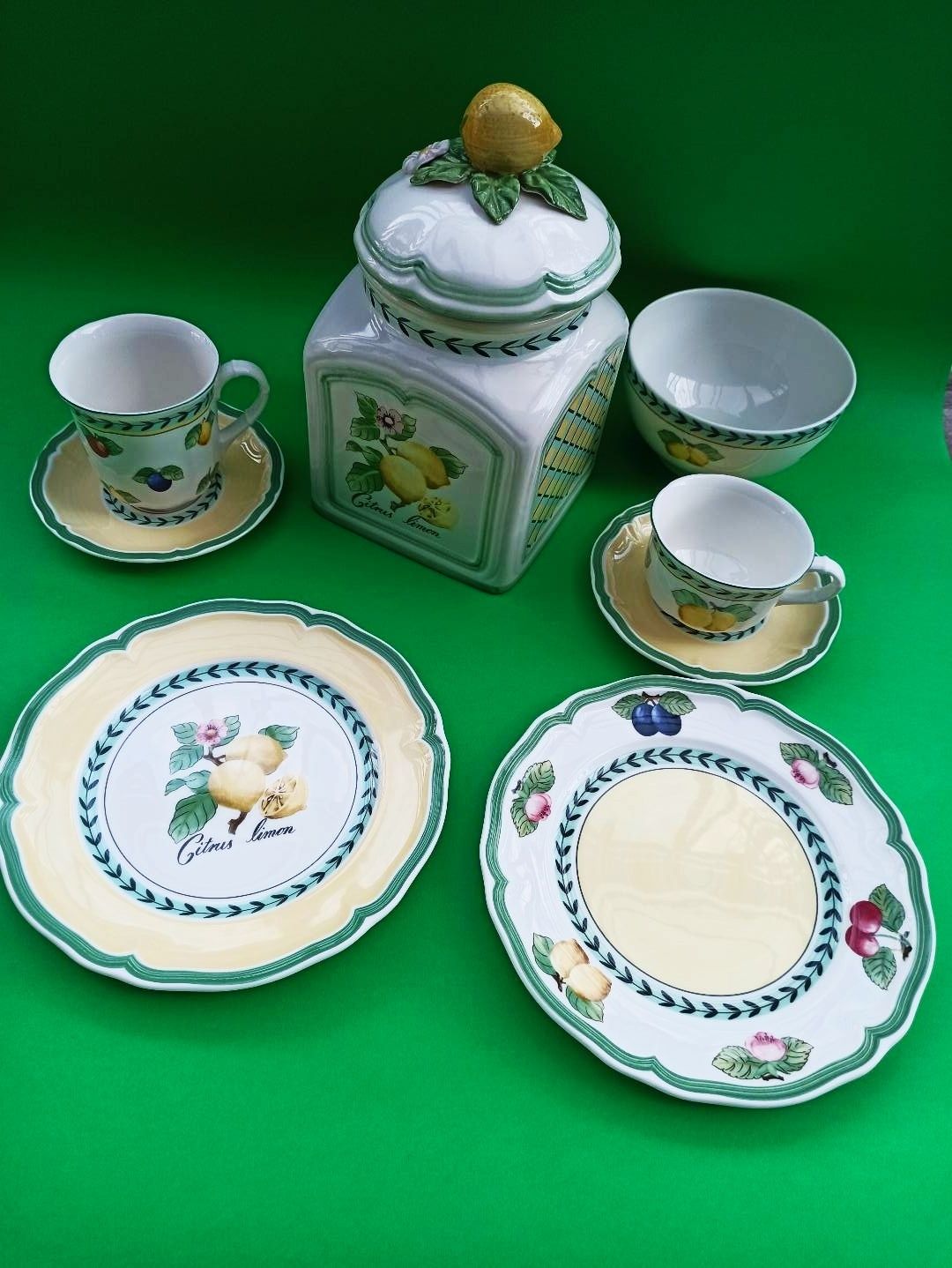 Villeroy&Boch french garden тарілки, чашки, посуд