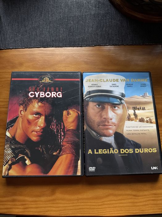 Dvds Van Damne usados como novo