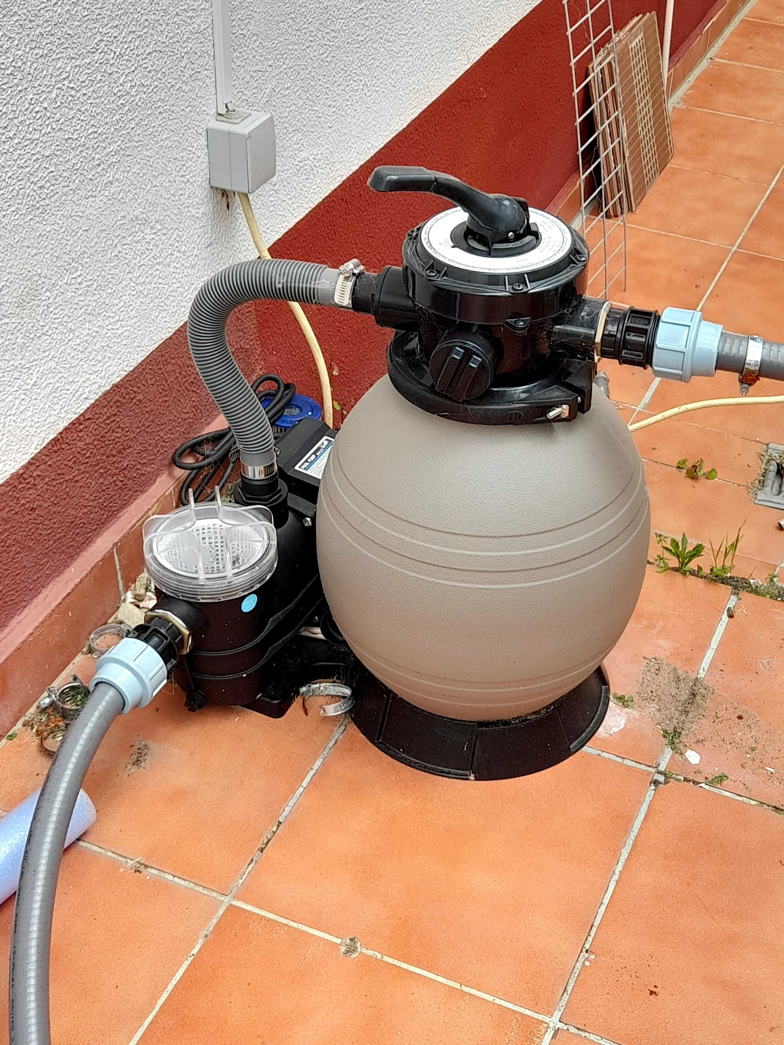 Filtro monobloco, fibras de vidro, 7000l com garantia da loja