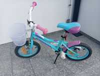 Rower rowerek dziecięcy INDIANA ROXY KID 14 + kółka dla dziecka 4-6LAT