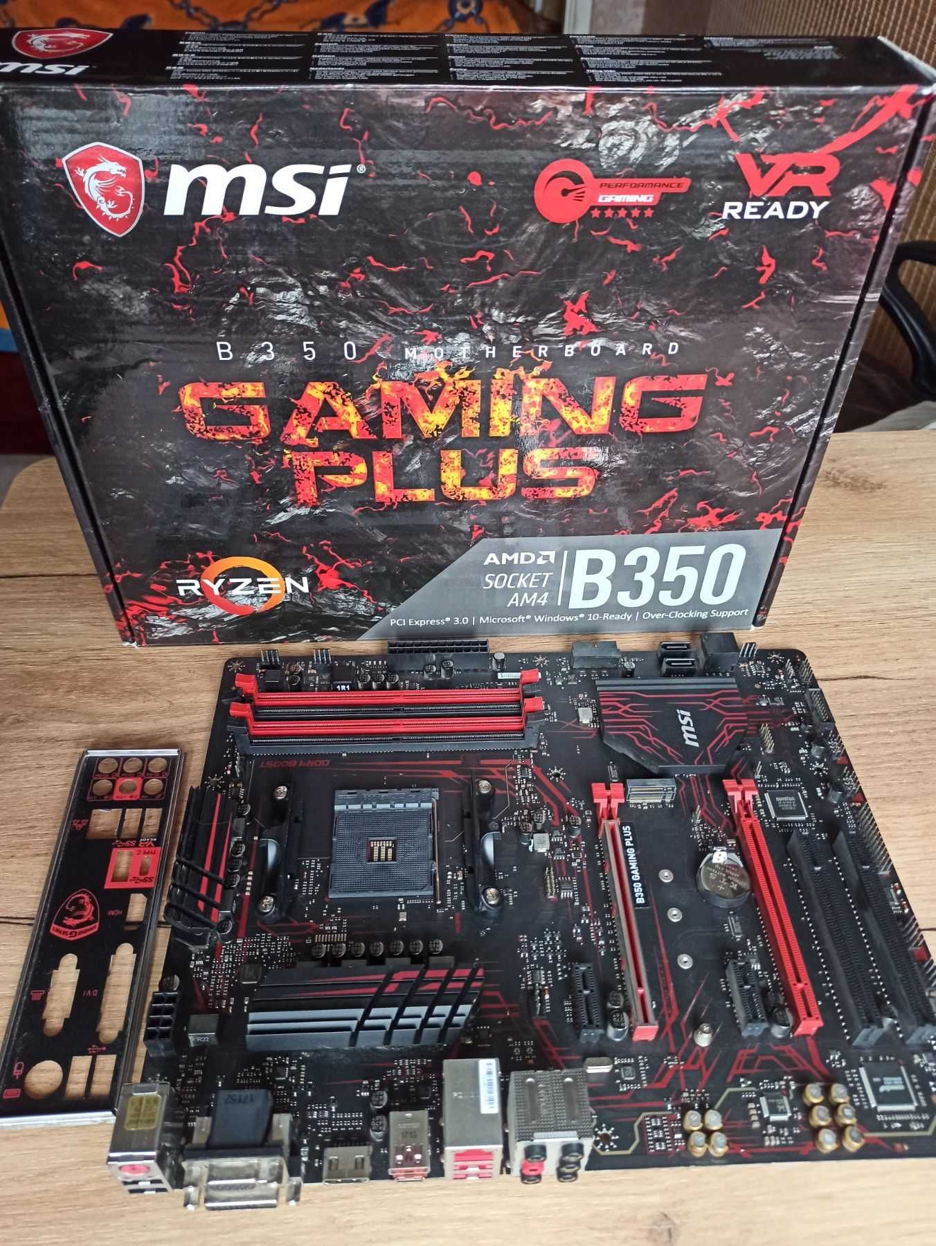 Материнская плата MSI B350 Gaming Plus (sAM4, AMD B350, PCI-Ex16)