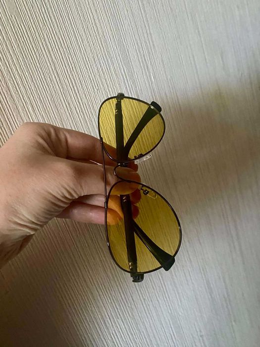 Набір для нічної їзди: окуляри антиблік з жовтою лінзою,чохол,серветка