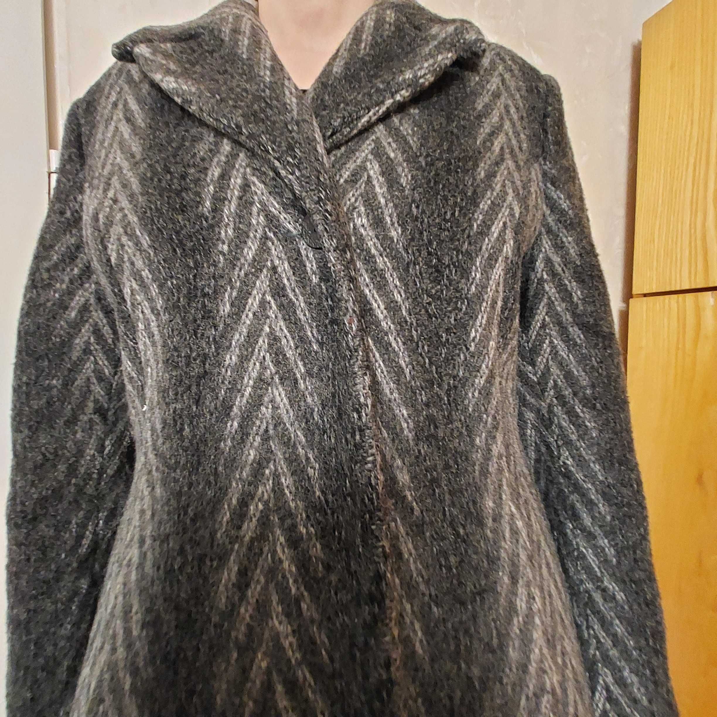 Płaszcz zimowy damski długi L/XL