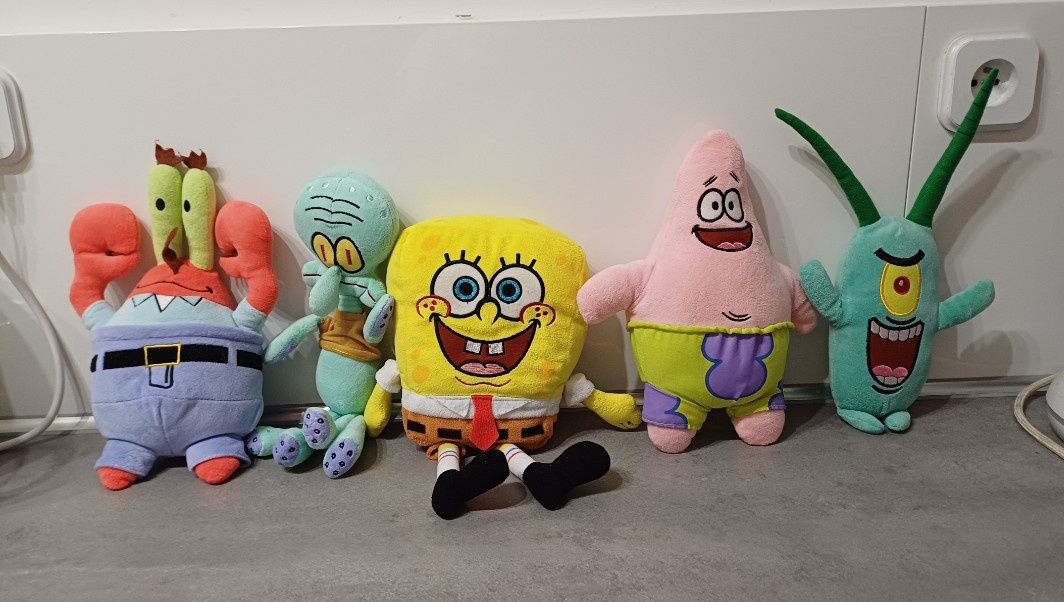 Zestaw Pluszaków SpongBob I przyjaciele 5szt