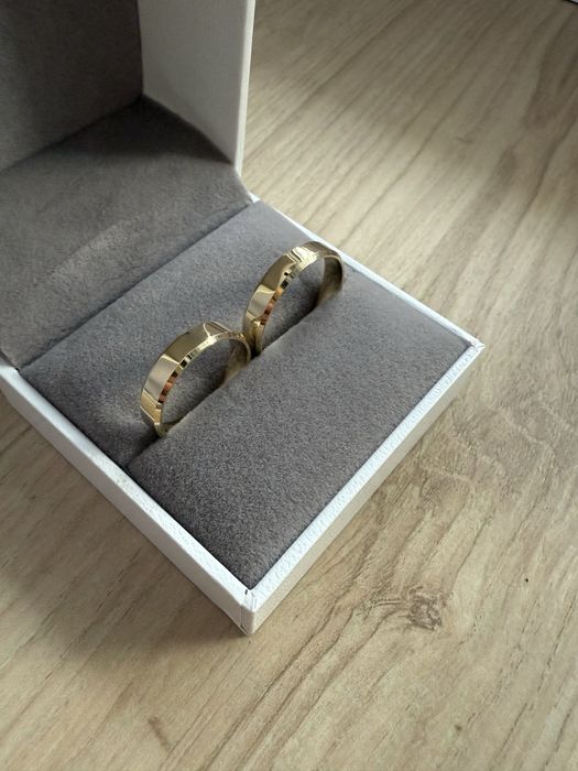 Złota Obraczka Fazowana | Próba Złota 585