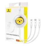 Kabel ładowania 3w1 Baseus USB do USB-C, USB-M, Lightning 3,5A, 1,1m