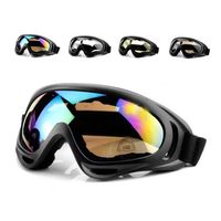 Óculos motocross ski fita preta moto