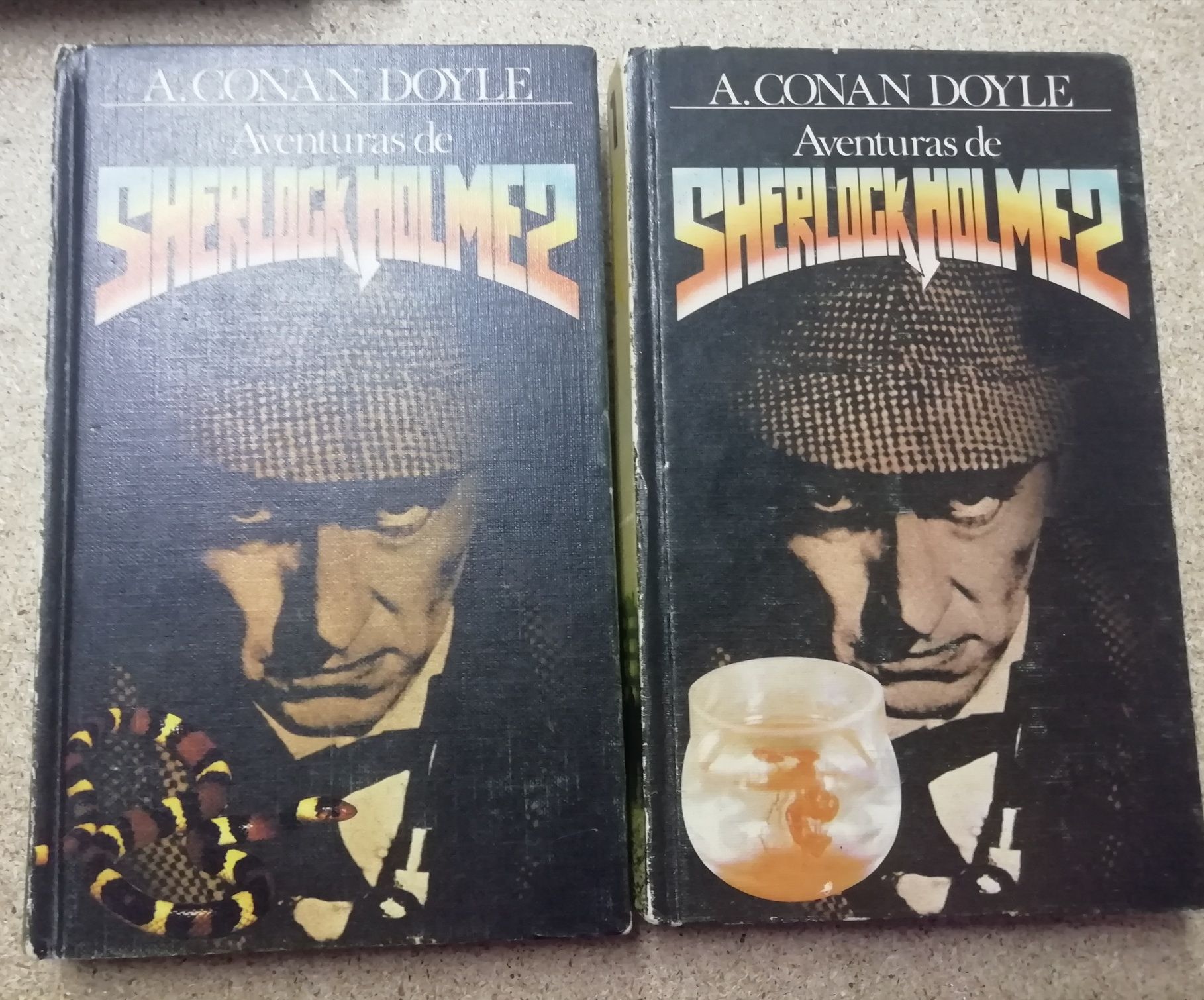 Livros "Ficheiros Secretos" e "Sherlock Holmes"