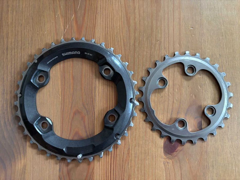 Zębatki korby Shimano Deore XT DYNA-SYS 11 36-26 BC 11s