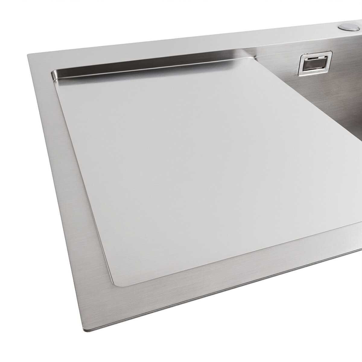 Кухонная мойка platinum handmade нержавека 780Х500 мм L+R