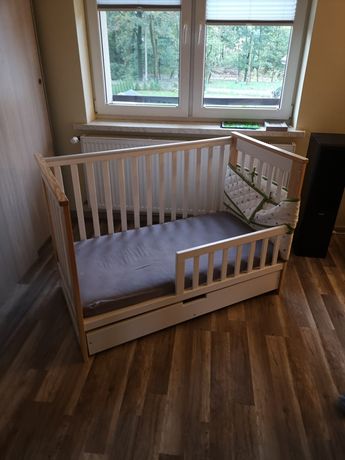 Łóżeczko dziecięce Iwo Klups 120×60 z materacem