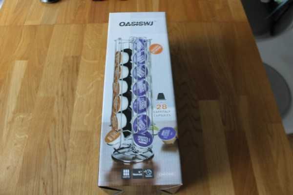 Stojak na kapsułki do kawy Kompatybilny Dolce Gusto Obrotowy 28szt