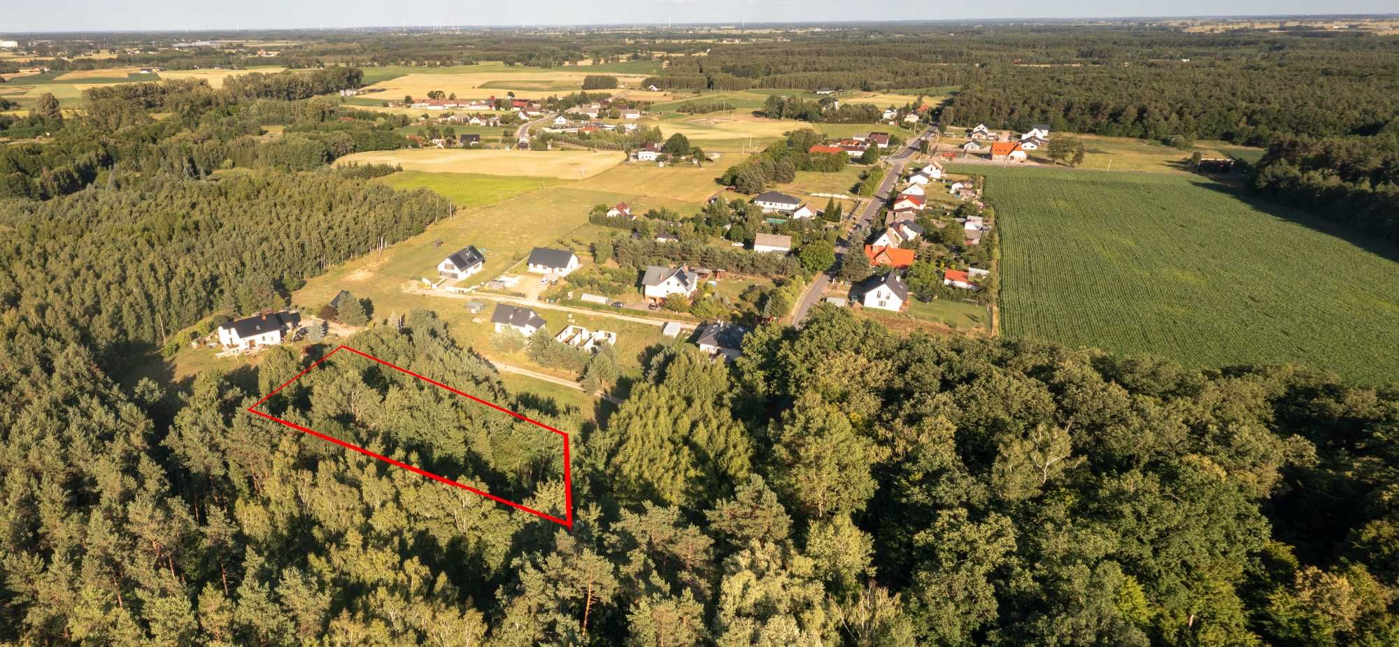 Działka 5201 m² pod lasem – Czystochleb