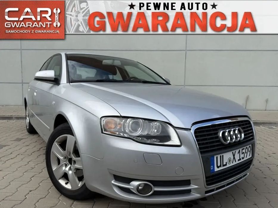 Audi A4 B7 2005r 2.0 benzyna xenony hak 2x PDC tempomat bezwypadkowy Gwarancja
