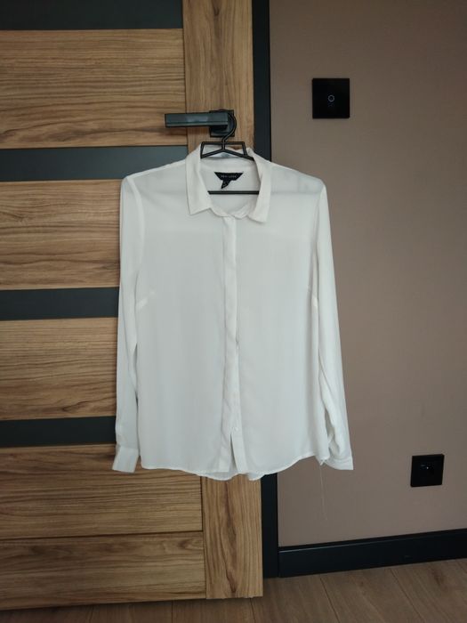 Kremowa bluzka koszula New Look