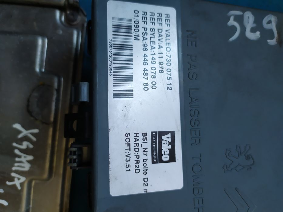 Conjunto imobilizador centralina citroen xsara 1.6 gasolina de 2001