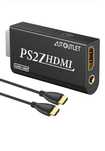 Konwerter AUTOUTLET PS2 na HDMI z gniazdem audio 3,5 mm