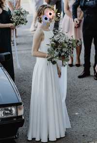 Minimalistyczna suknia ślubna - Paris