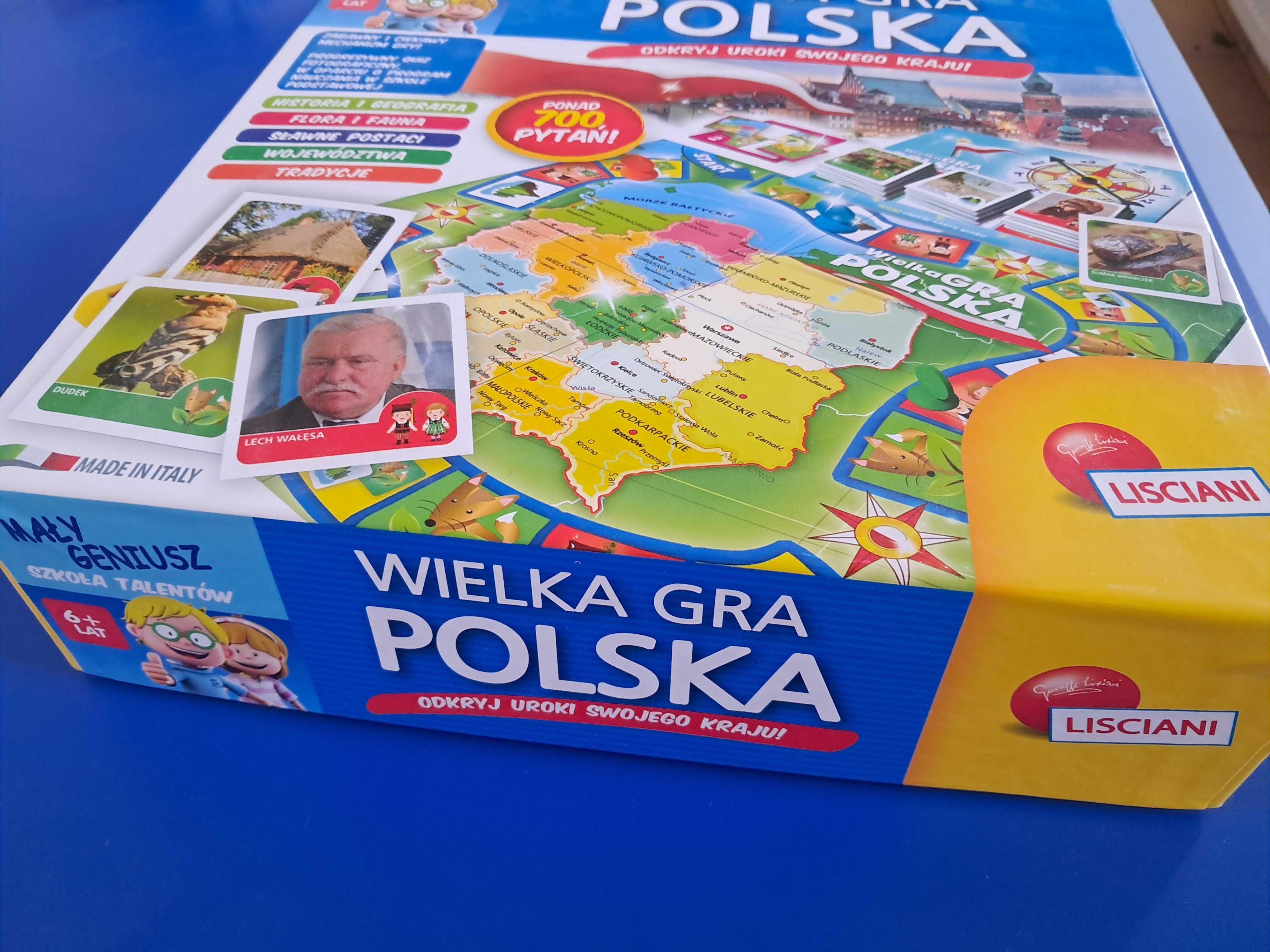 Lisciani, Maly Geniusz, gra edukacyjna Wielka gra Polska