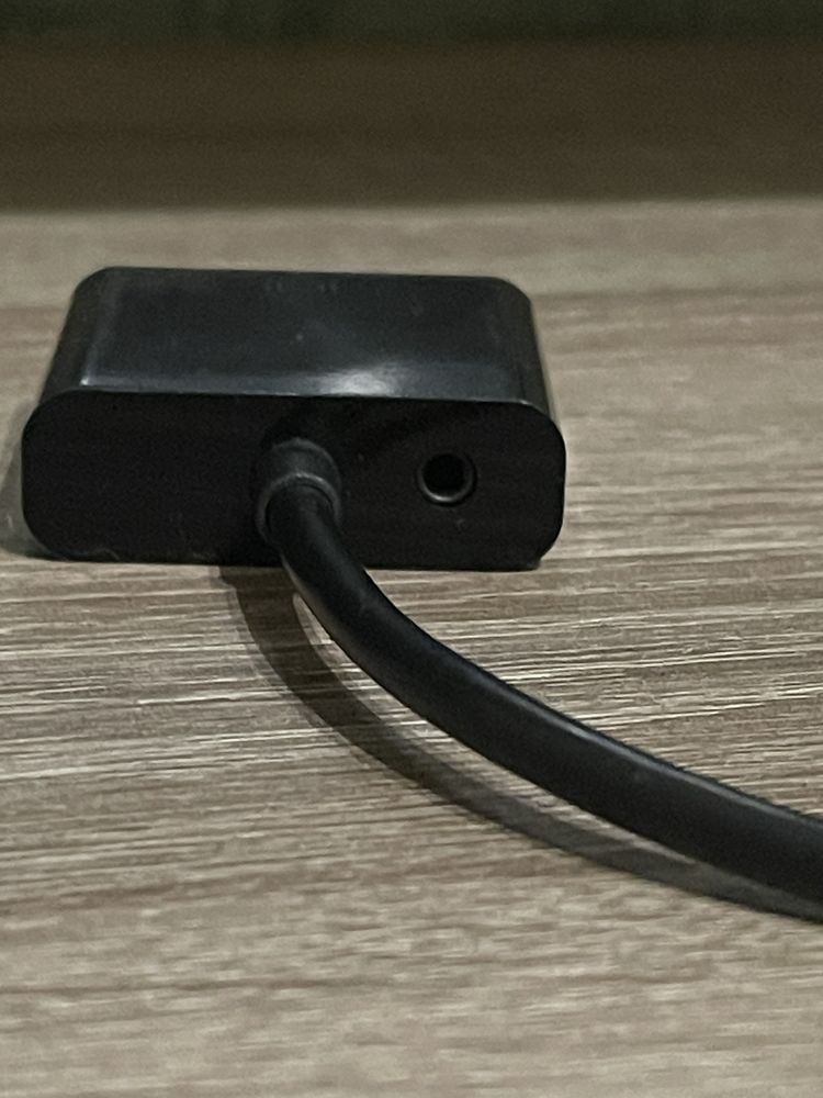 Кабель-перехідник HDMI -> VGA емулятор конвертер адаптер з аудіо 3.5мм