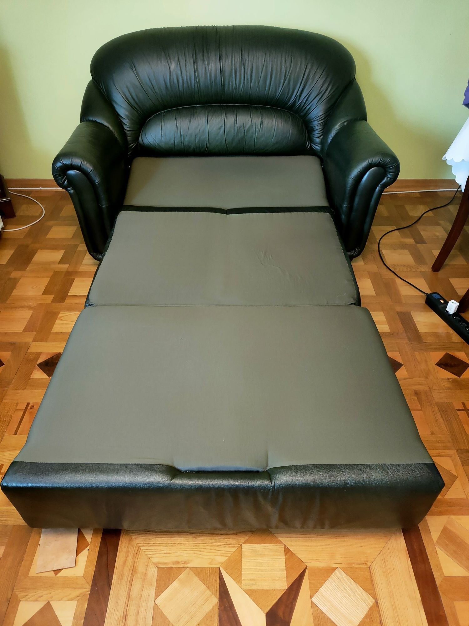 Komplet Wypoczynkowy Skóra - kanapa, fotele salon lub biuro