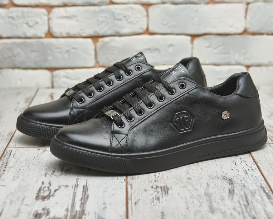 Кожаные кеды туфли Philipp Plein 40-48