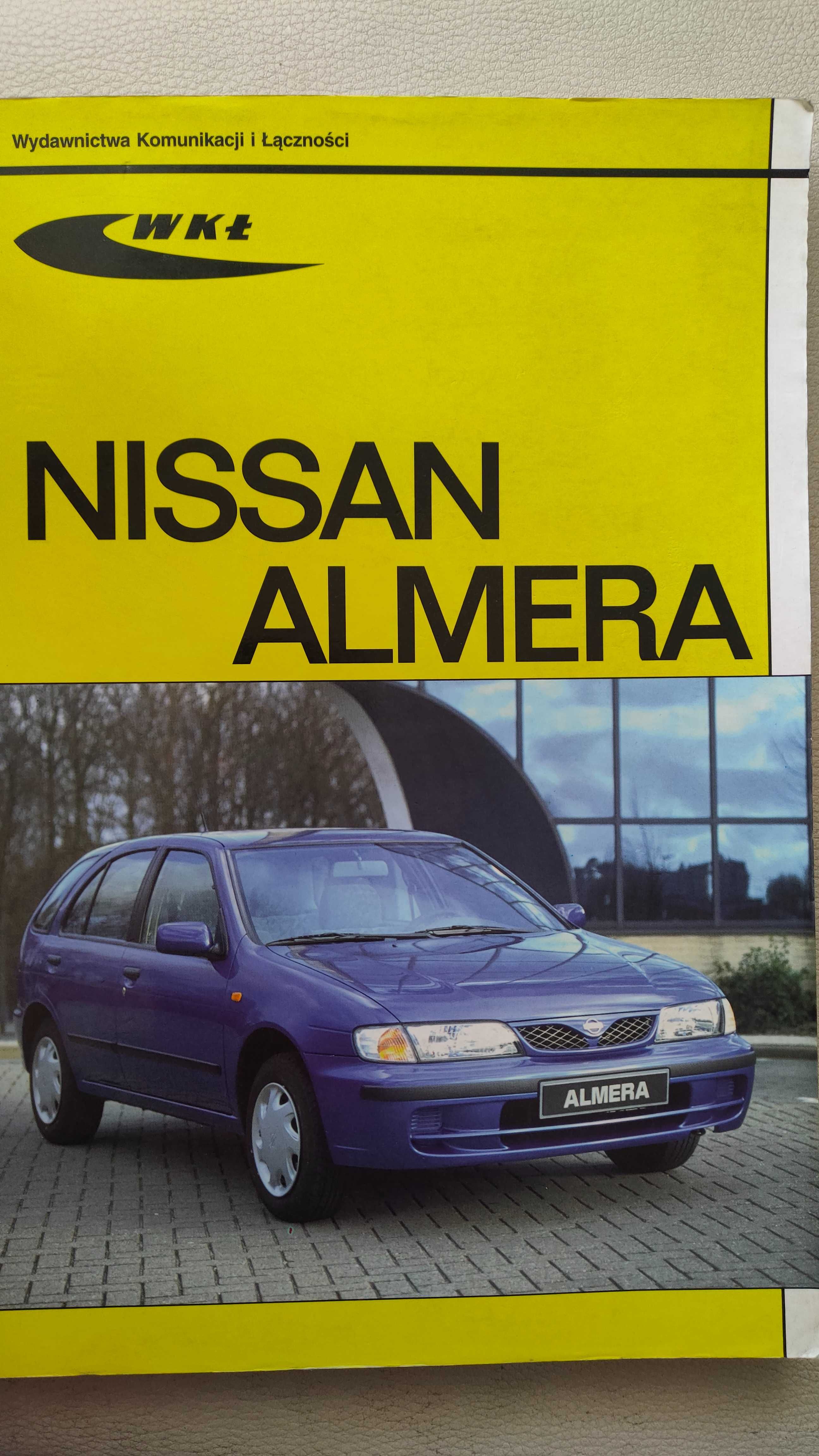 Nissan Almera - książka serwisowa.