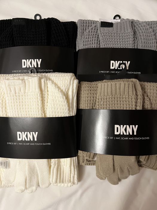 DKNY Tеплий подарунковий набір Шарф, шапка , рукавички