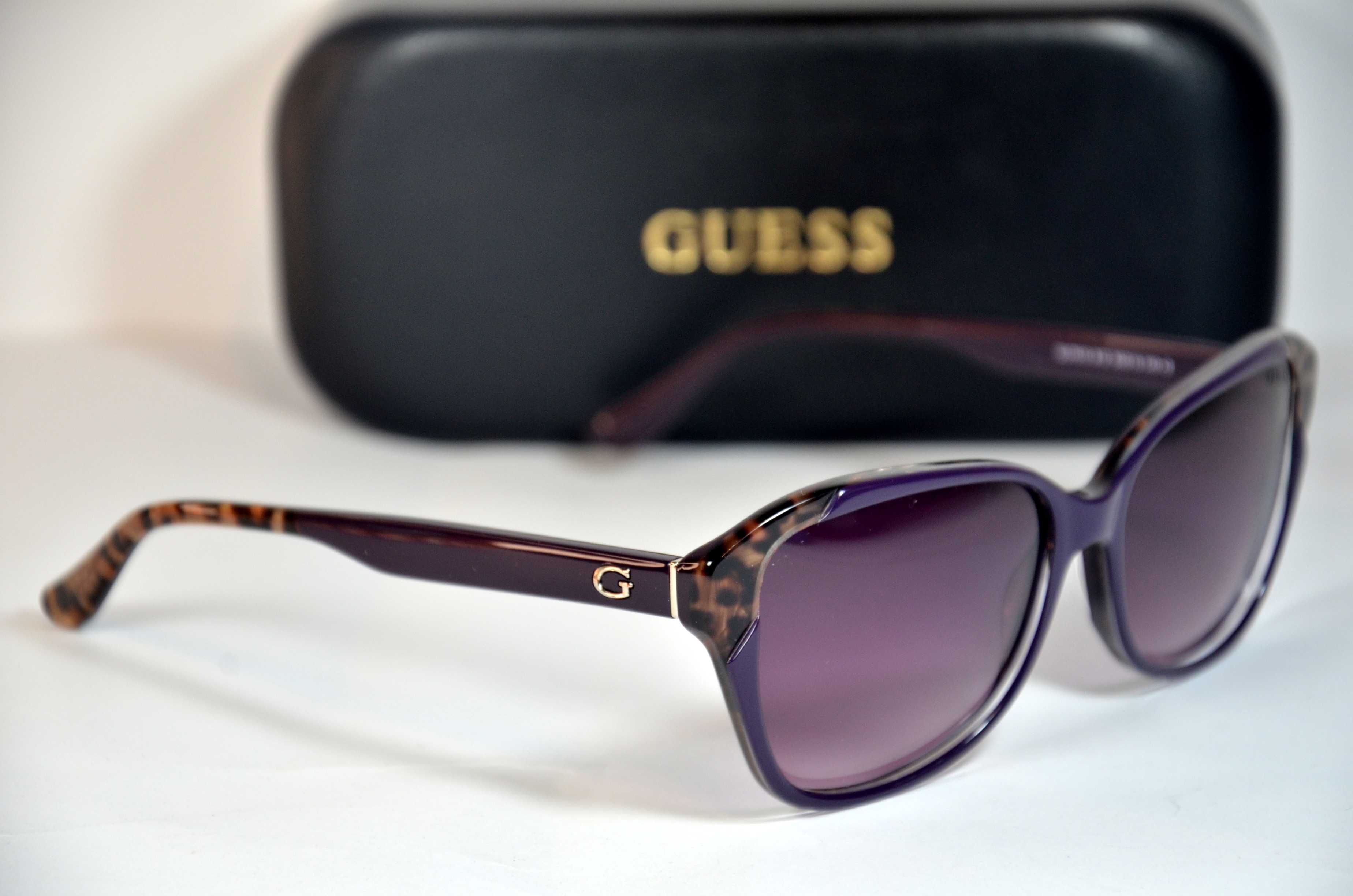 okulary damskie Guess GU7510 81Z przeciwsłoneczne z etui oryginalne