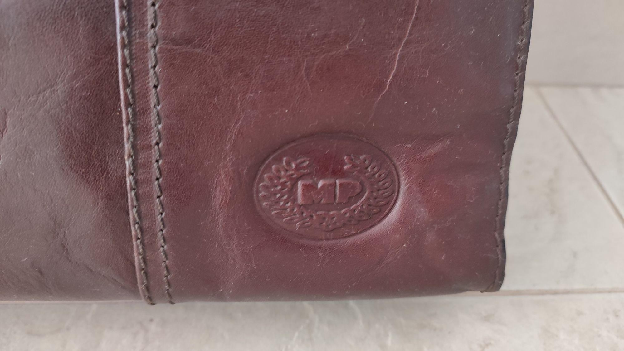 Mala briefcase em pele