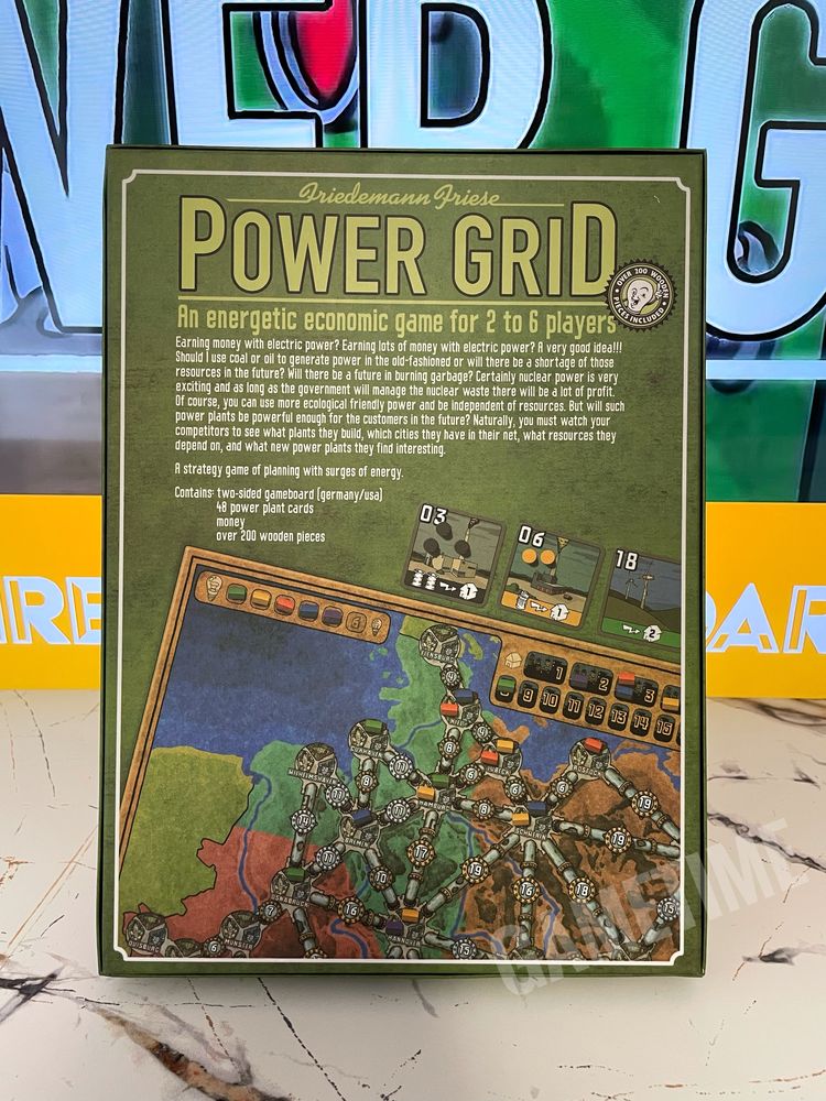 Энергосеть Енергомережа Power Grid настільна гра