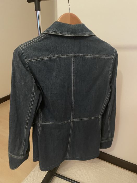 Casaco de ganga de botões