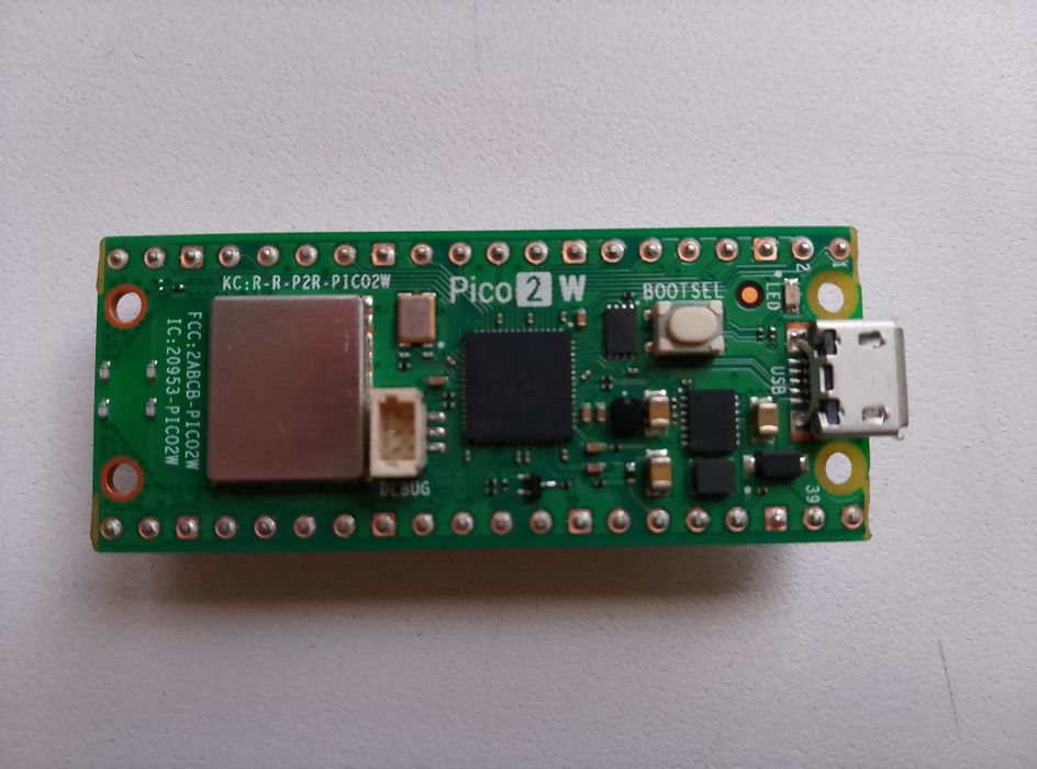 Raspberry pi pico 2 w h