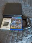 PS4 SLIM + Jogo + controlador