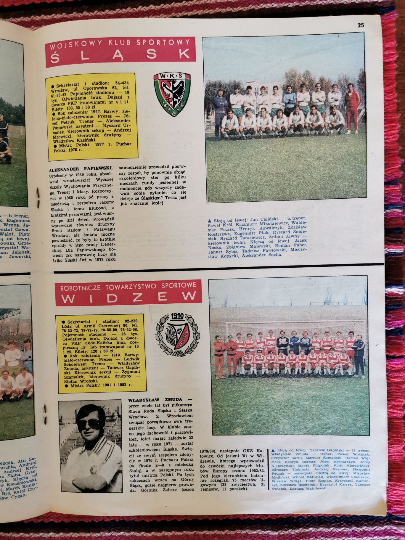 Tempo - Liga polska - wiosna 1984