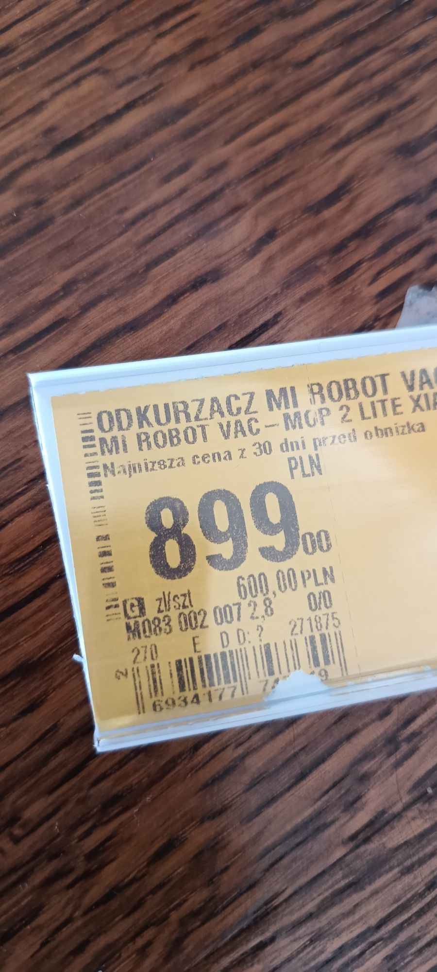 Odkurzacz autonomiczny XIAOMI Mi Robót Vacuum -Mop 2 Lite