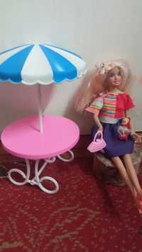 Кукла Барби мебель сумочка defa стол стул