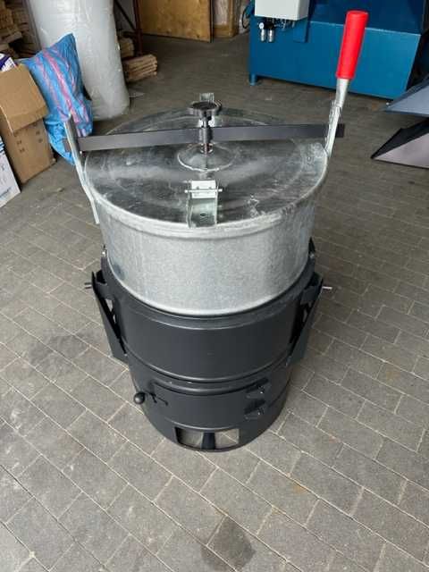 Parnik węglowy z blachy ocynkowanej 100L solidny gospodarczy na lata