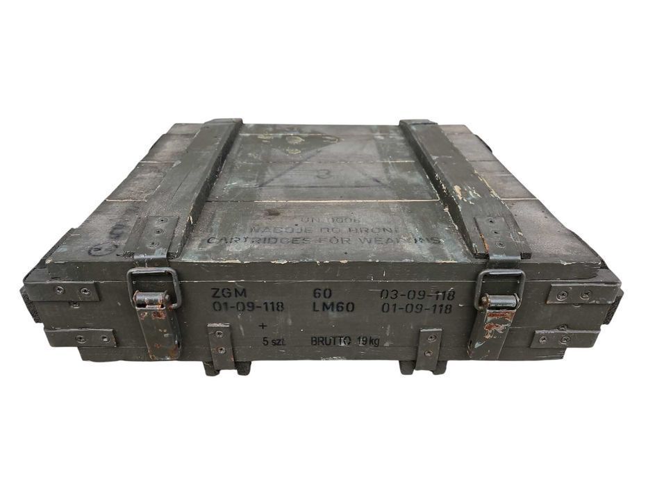 Transportowa Skrzynia Wojskowa po pociskach LM60 II gat