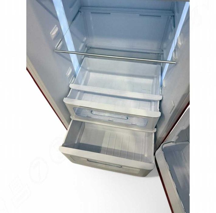 SMEG / СМЕГ Холодильник FAB30RRD5, ретро, 2-кам. червоний, 60 см