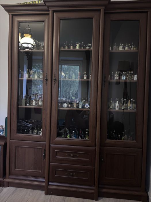 Witryna, biblioteczka BRW Kent 43x167x204 (Black Red White)