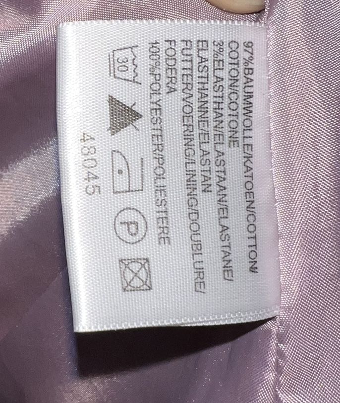 Sztruksowa fioletowa marynarka rozmiaru L