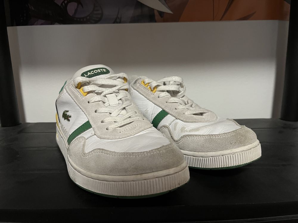 Sapatilhas Lacoste com Verde e Amarelo Tamanho 40