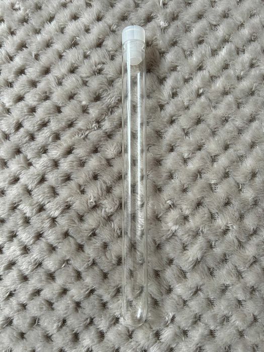 Próbówka szklana 178mm x 8mm z korkiem
