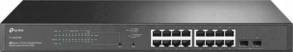 TP-link Switch TL-SG2218P Omada 16x1Gbit PoE+ 2SFP