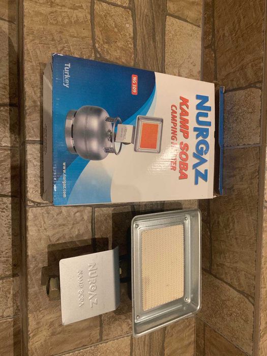 Портативний керамічний інфрачервоний газовий  обігрівач Nurgaz NG-309